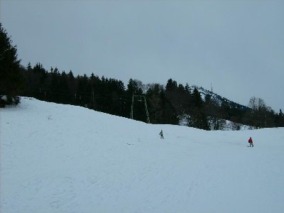 Adelharzlift mit Grünten im Hintergrund