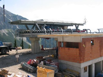 Stahlbau war in einer Woche fertig