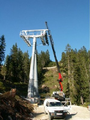 Aufstellung der stütze 13 von Firma Kogler