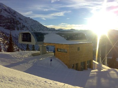 Bergstation des neuen Rex