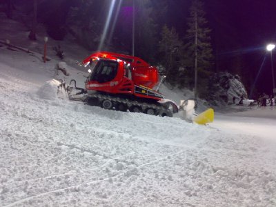 Winde im Einsatz am Seil