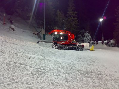 Winde im Einsatz am Seil