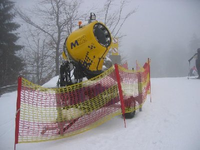 ...und einer M 12 beschneit