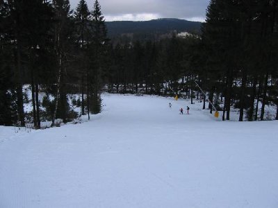 Nordabfahrt: Vor dem Übungsgelände