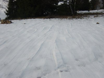 Hier meine ersten Testbahnen