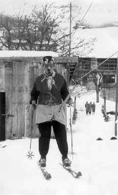 Der erste Skilift in St. Vigil: Cianross