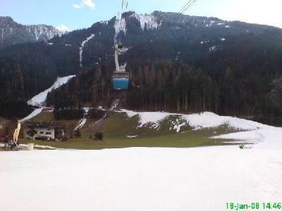 Es war klar, dass ich die Ahorn-Talabfahrt fahren muss... Ich liebe diese Piste :-)