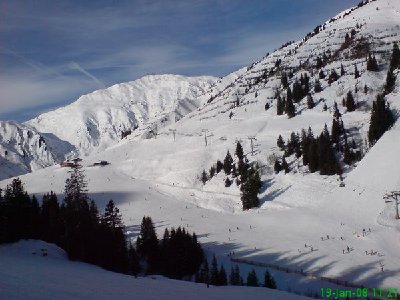 Zunächst gemütlich einfahren an der 8SB Tappenalmbahn