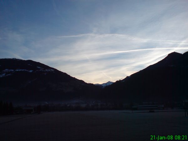 Der Blick aus dem Fenster am Morgen... :-)