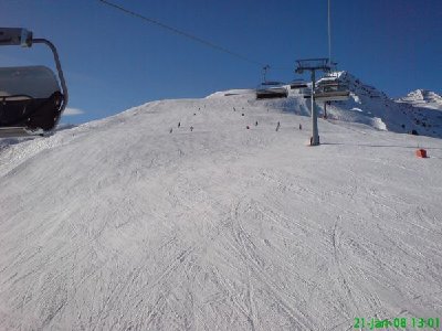 6SB Gerent mit Piste - eine sehr schöne Piste!