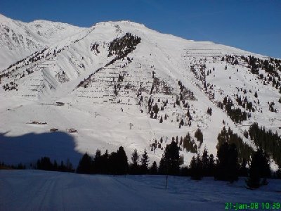 Blick hinüber zum Devils Run und dem Horberg