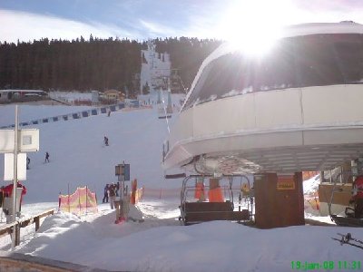 Mit der 4SB Lärchwald-Express bin ich mit Abstand am Meisten gefahren, da man mit ihr zur Trainingsstrecke (Piste Nr. 3) gelangt