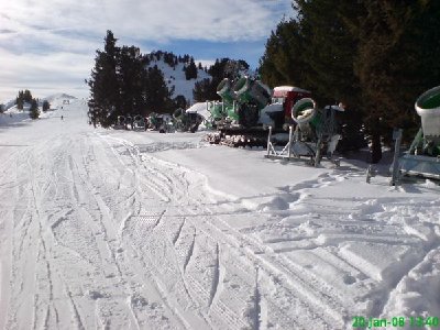 Schneekanonendepot am Knorren