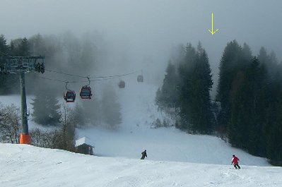 Blick auf die alte Trasse von oben...