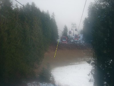 Hier ist anhand der Bäume zu erkennen, wo die alte DSB verlief