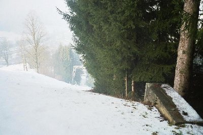 Trasse von oben gesehen