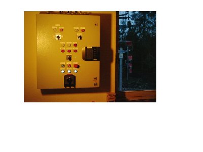 Schaltwarte in der Bergstation