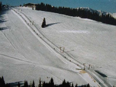 der linke Schlepper wurde Anfang der 80 er gebaut, genauso sahs am gegenüberliegendem Eiberg aus