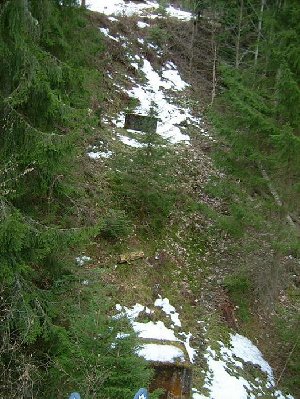Fundamente unter der DSB Streifalm I - gab es da einen Vorgänger?