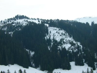 Trasse der DSB Streifalm II