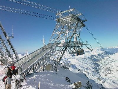Bergstation PB Cime Caron, immer wieder beeindruckend