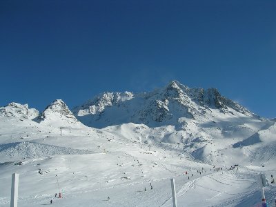 Aiguille de Peclet mit KSB Moraine im Vordergrund
