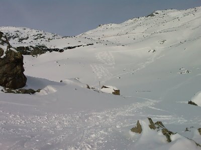 Blick zurück nach getaner Arbeit