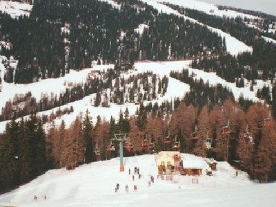 3er SB von Leitner, Nachfolger des Nascivera Tellerliftes und Vorgänger der heutigen Gondelbahn