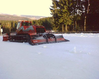 ... aber der Pistenbully arbeitet ja dran :)