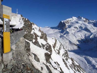 Gornergletscher - suche die Gemse...