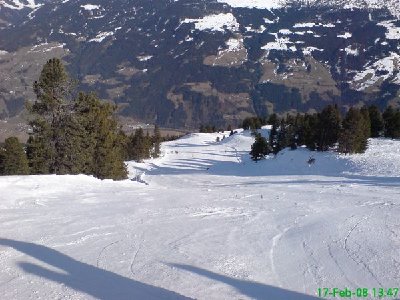 Piste 8 am Schnee-Express