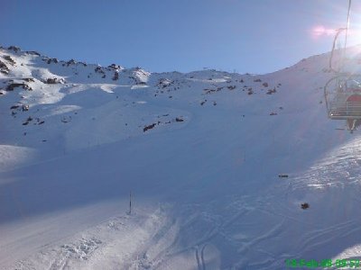 nochmals die Piste bei der DSB Kapauns