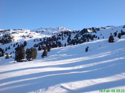 Mittlerer Teil von Piste 3 in Zell