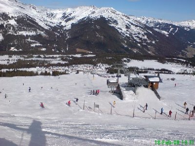 Schade, dass die Duxeralmbahn fix geklemmt ist. Aber links und rechts daneben hat es ja jeweils eine KSB :-)