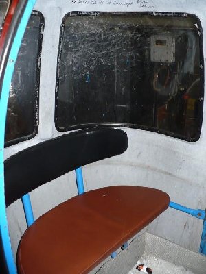 &amp;quot;Interieur&amp;quot; der Gondel