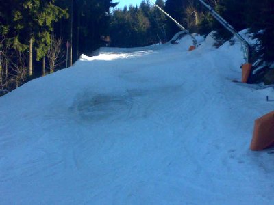solche stellen gab es natürlich bei 13 grad im Schatten