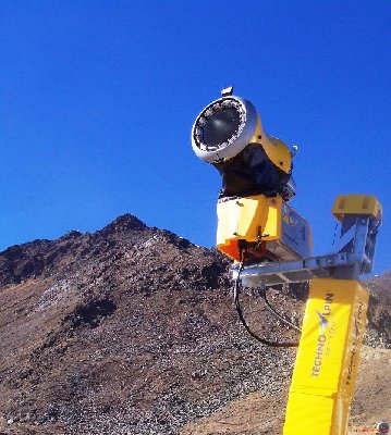 Eine der neuen T60 von Techno Alpin - Standort: Bergstation Silberbrünnl.