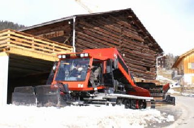 einziges Pistenfahrzeug