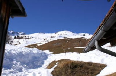 Ehemaliges Trasse hinauf zur Alp