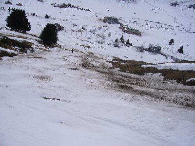 Piste 13, hier hab ich mir nen schönen fetten Kratzer geholt. Leider sah es fast überall so aus in Radons :(