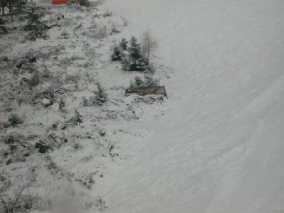 Fundament Pöglbahn I von neuer Bahn aus geknipst