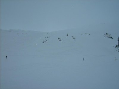 Wo ging der Hornlift hinauf? (Blick links von vorhin)