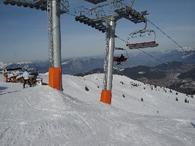 selbe Stelle, Blick auf die Pistenvielfalt