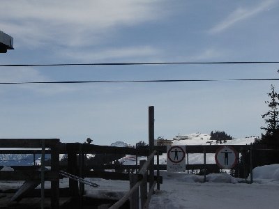 Blick vom Ausstieg Einersessel in Richtung Markbachjoch.