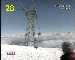 Da hängt sie - Reparatur soll anscheinend eine Woche oder so dauern.