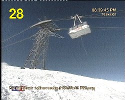 Das Ganze von etwas weiter weg. Irgendwie hängt das Zugseil ziemlich komisch da.