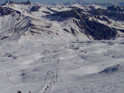 Blick auf den Gletscher