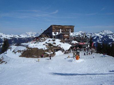 Bergstation der Hahnenkammbahn
