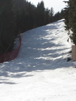 Alte Schneise von unten
