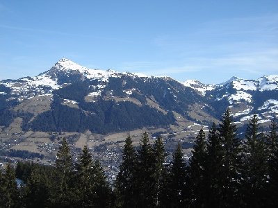 selbe Stelle, Blick Richtung Kitzbühler Horn